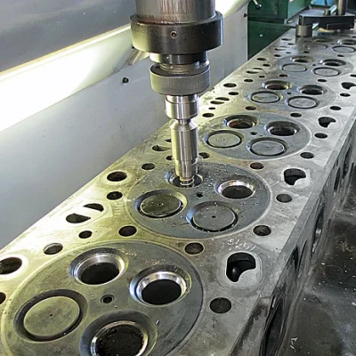 Фрезерование головки блока цилиндров